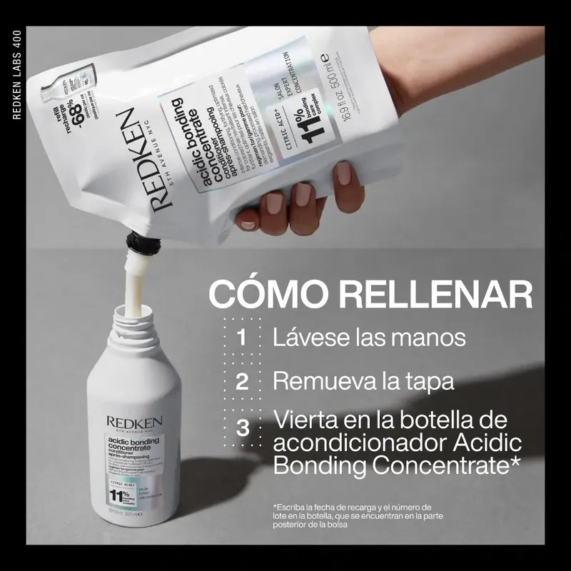 Recarga Acondicionador Concentrado Unión Ácida 500ml Redken