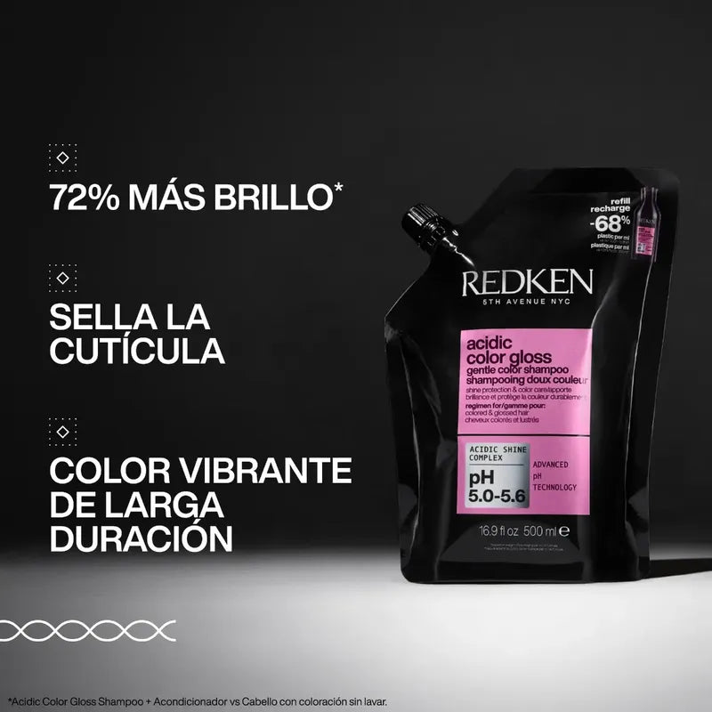 Shampoo Cuidado Color Acidic Color Gloss Refill 500ml Redken
