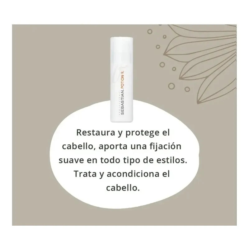 Sebastian Professional Potion 9 Crema Modeladora Rizos 500ml
