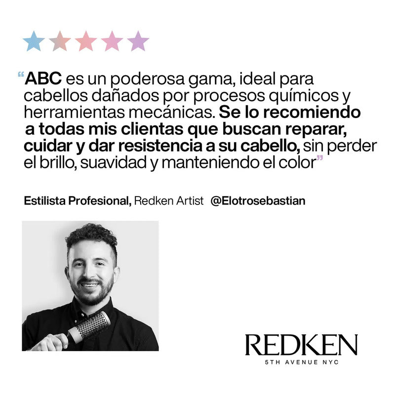 Mascarilla De Tratamiento Reparador Intenso Con Concentrado Ácido Redken, 250 Ml