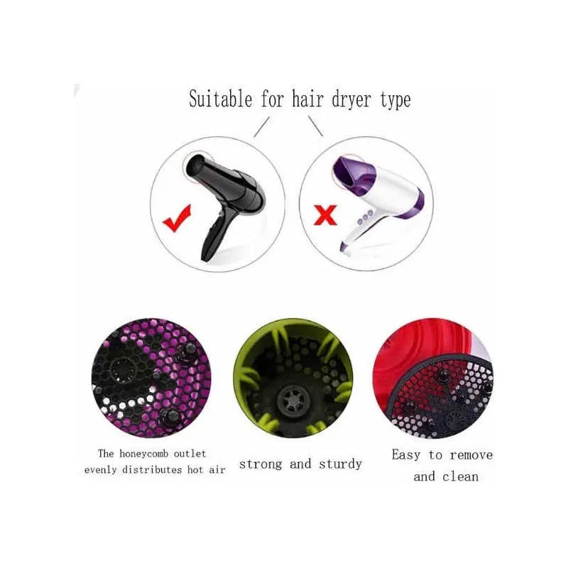 Difusor Universal Para Secador De Cabello Colores Mixtos Colores Mixtos