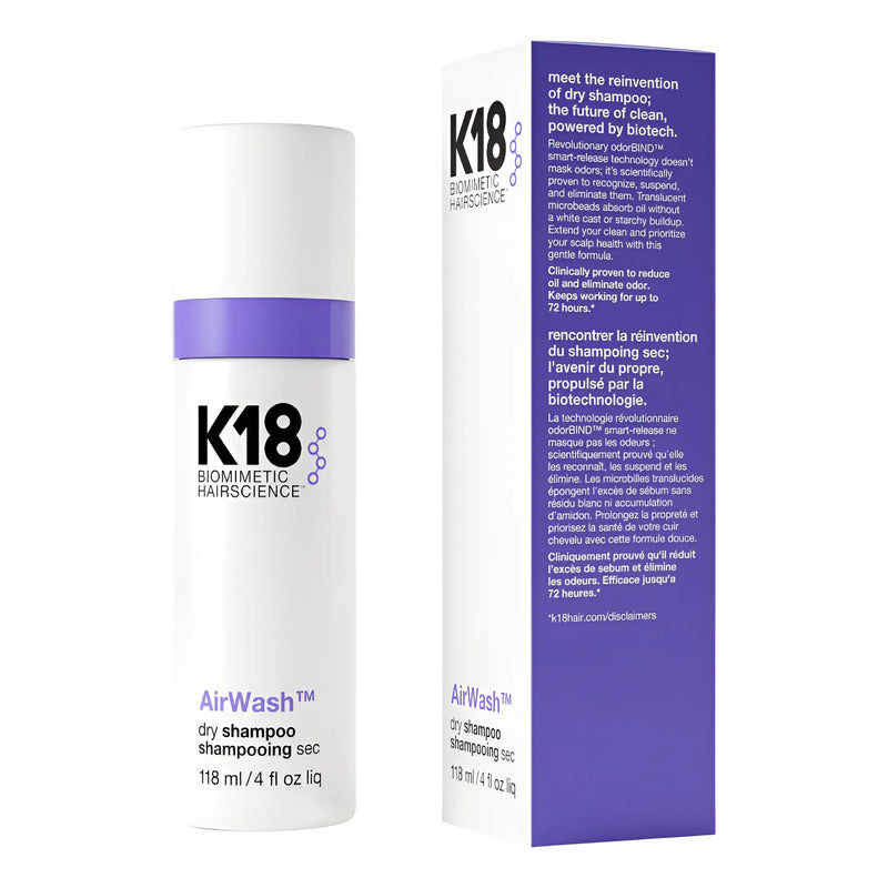 K18 Air Wash Dry Shampoo 118ml
