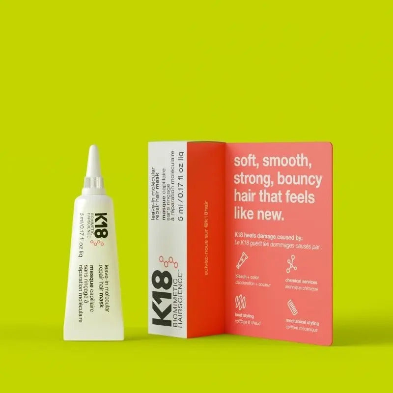 Mascarilla Molecular Reparadora Leave-in K18 Hair (5ml)