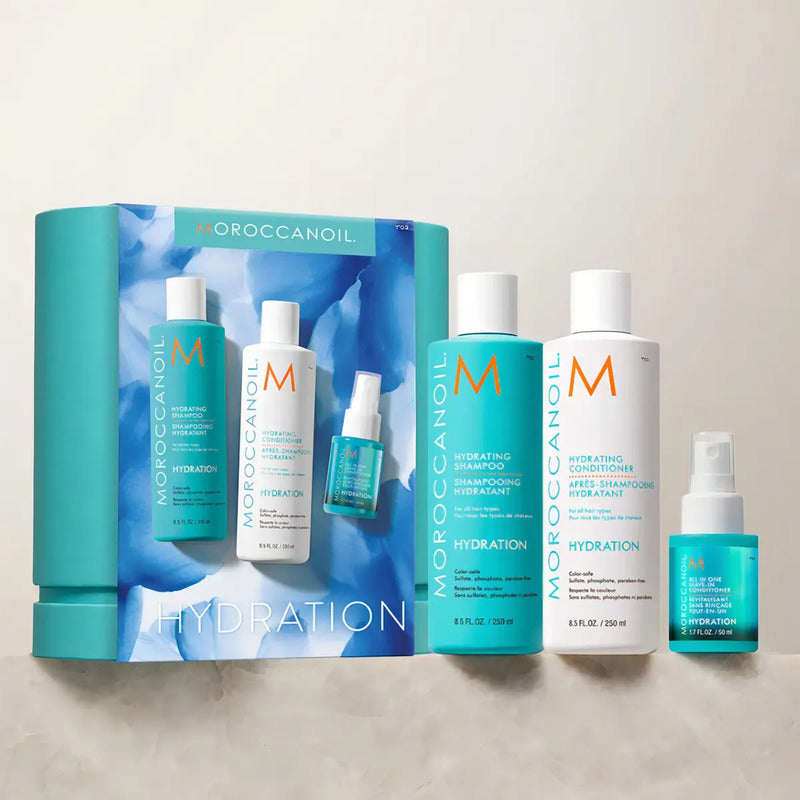 Moroccanoil Set Hidratacion Shampoo,acond Y All In One
