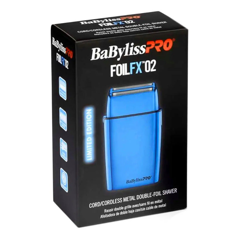 Afeitadora Shaver Babyliss Pro Blue Fx02 Azul