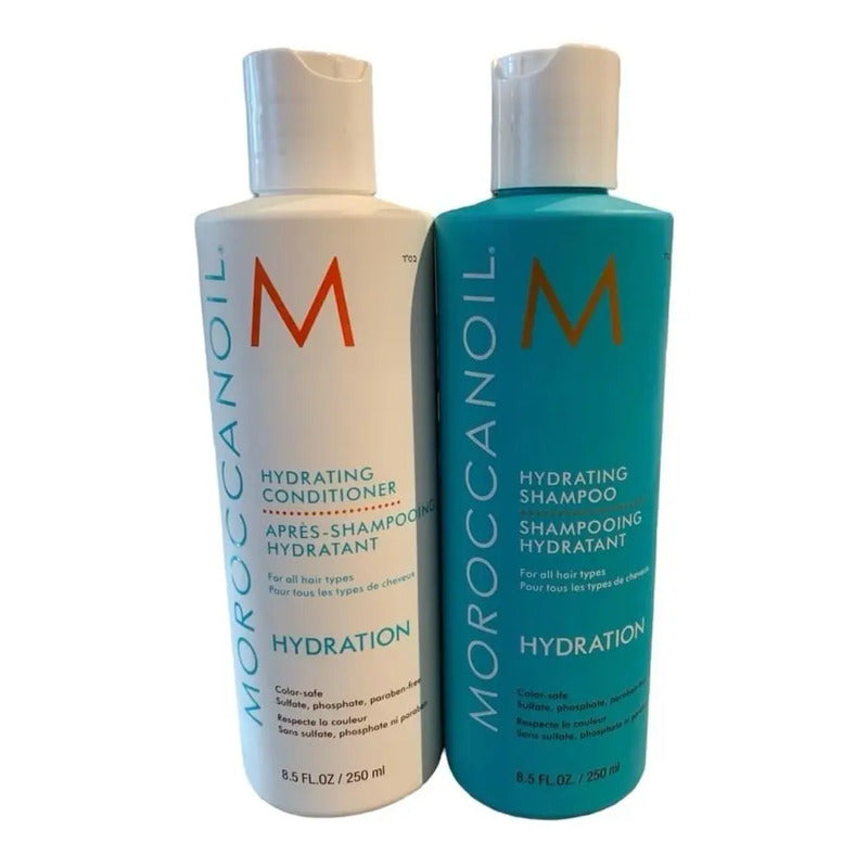 Pack Shampoo Y Acondicionador Hidratante 250 Ml Moroccanoil.