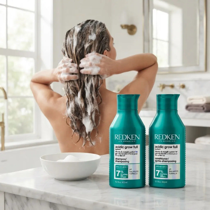 Pack Redken Acidic Grow Full Shampoo Y Acondicionador 300ml