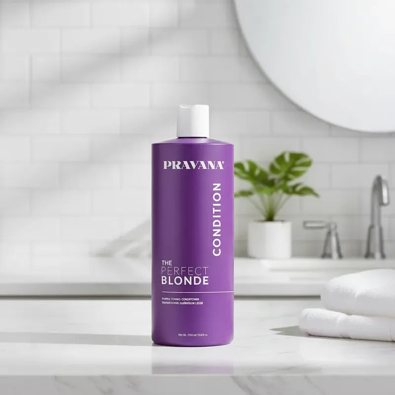 Acondicionador Perfect Blonde Pravana 1l Matizador Rubios