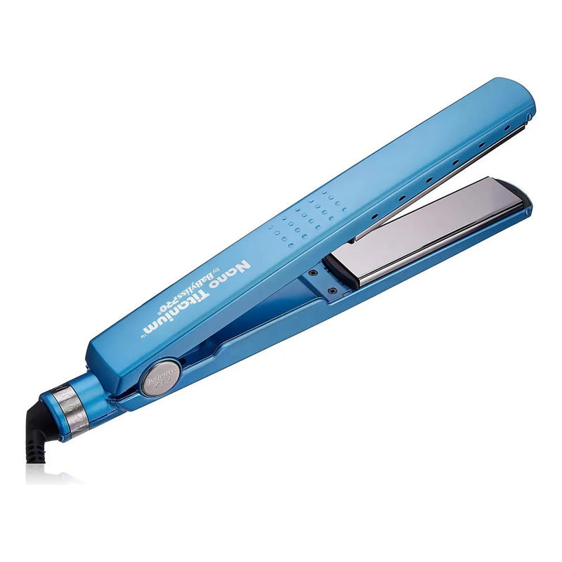 Plancha De Cabello Babylisspro Nano Titanium Iónica Digital Babnt2091t Azul