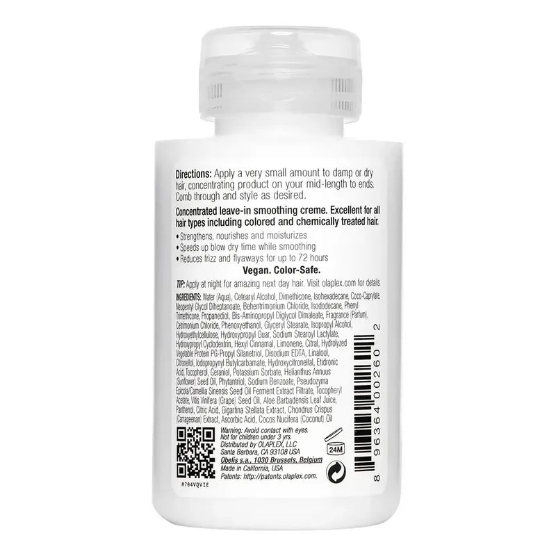 Crema Para Peinar Olaplex Nº6 Bond Smoother Reparación De 100ml