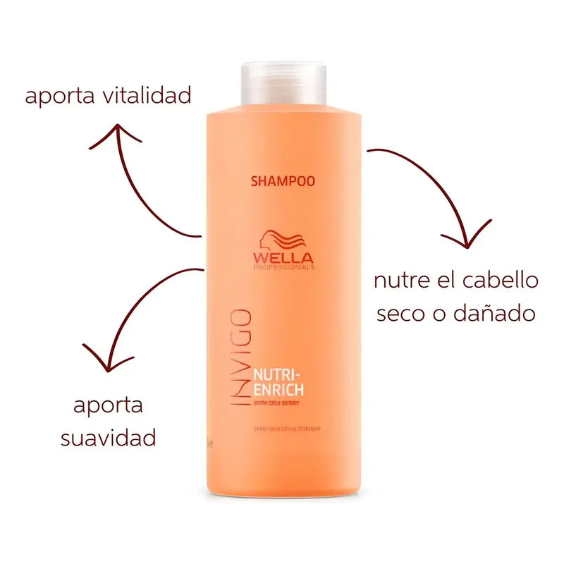 Wella Invigo Nutri-Enrich Shampoo Nutrición 1000ml
