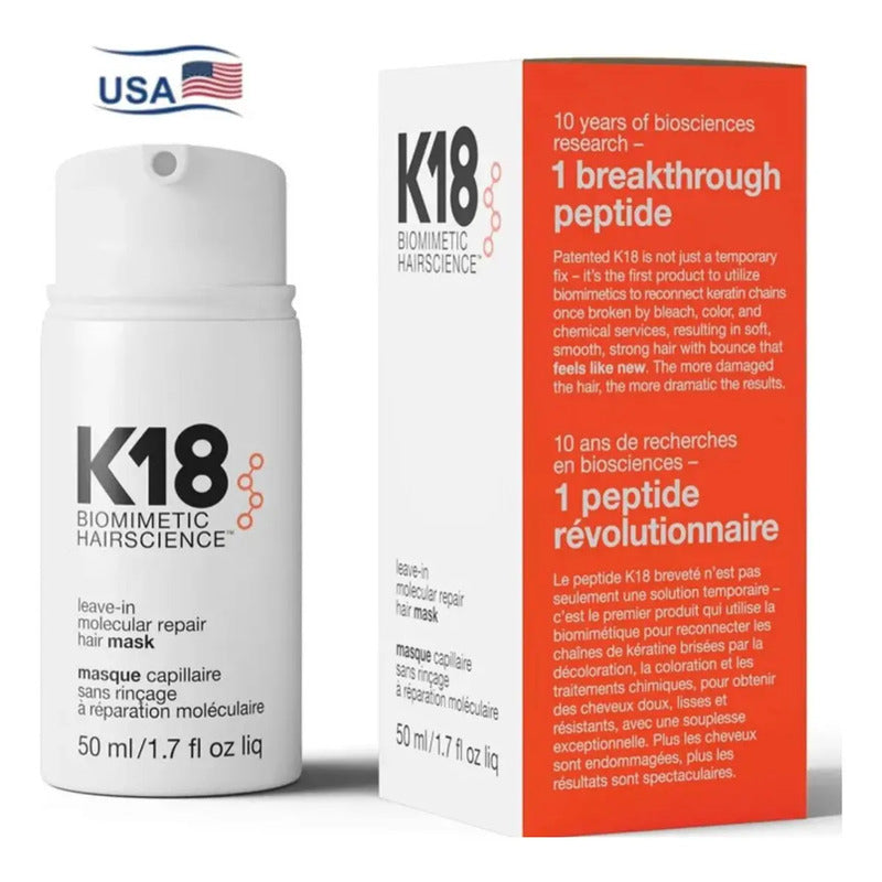 Máscara K18 Molecular Repair Hair Mask Reparación De 50ml