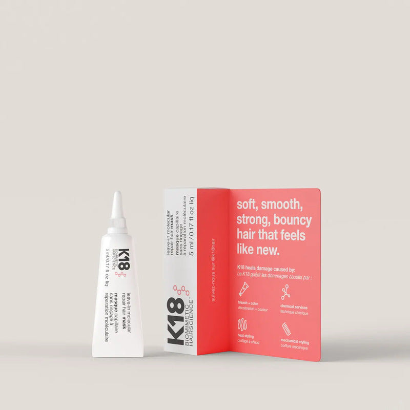 Mascarilla Molecular Reparadora Leave-in K18 Hair (5ml)