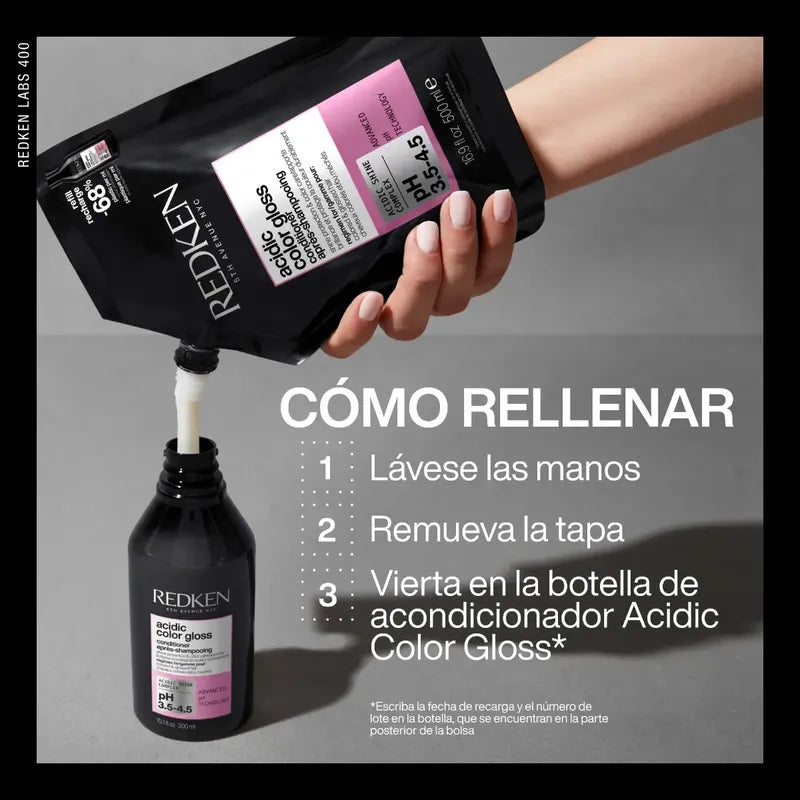 Acondicionador Cuidado Color Acidic Color Gloss Refill 500ml