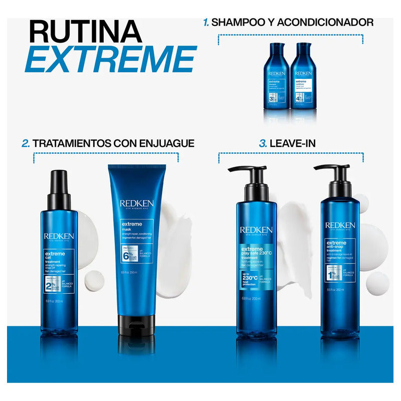 Tratamiento Reparación Intensiva Anti-snap Extreme 250 Ml Redken