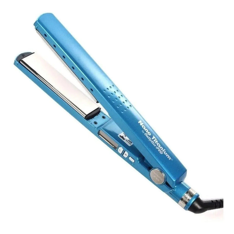 Plancha Babylisspro Nano Titanium Iónica Digital Azul 220v Azul