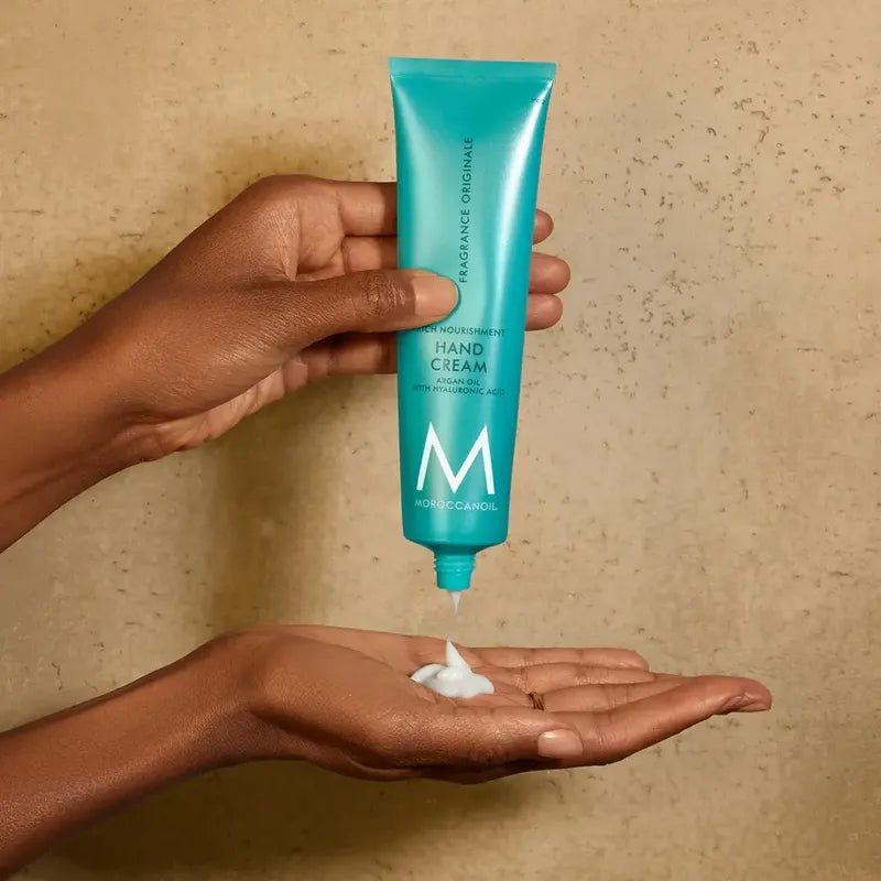 Crema De Manos Moroccanoil 100ml Fragancia Original - Hidratación Profunda, Toque Suave Y Rápida Absorción Con Aceite De Argán