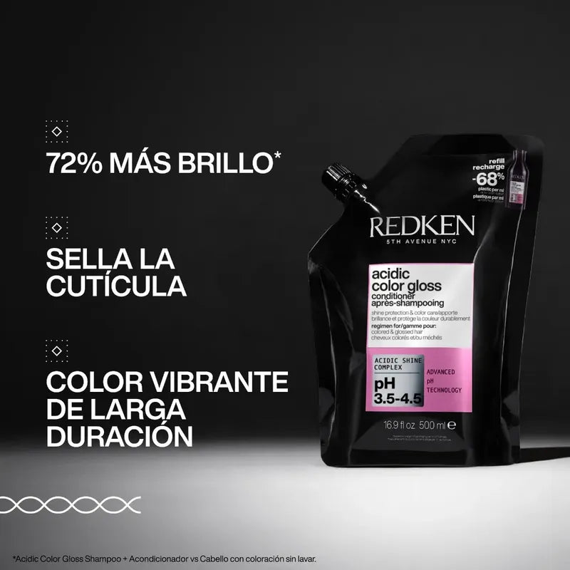 Acondicionador Cuidado Color Acidic Color Gloss Refill 500ml