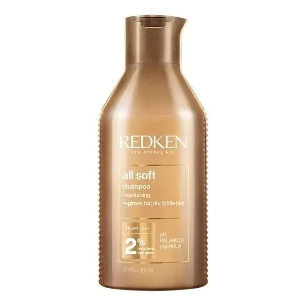 Redken Pack Shampoo All Soft 300 Ml + One United 30 Ml-cosm.