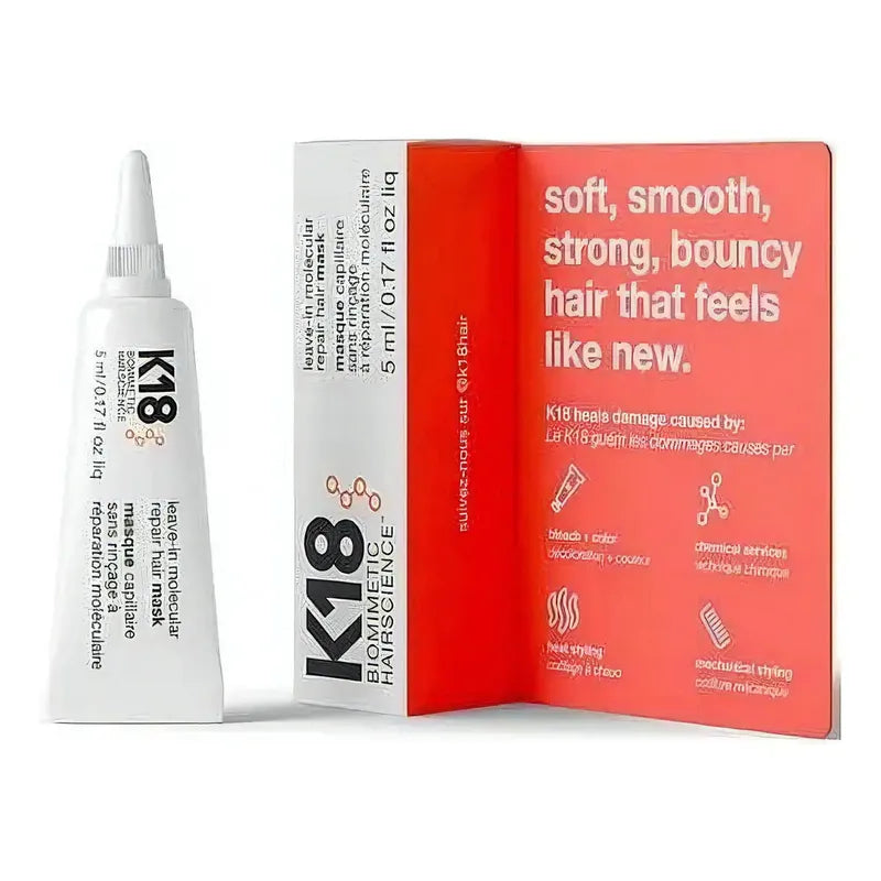 Mascarilla Molecular Reparadora Leave-in K18 Hair (5ml)