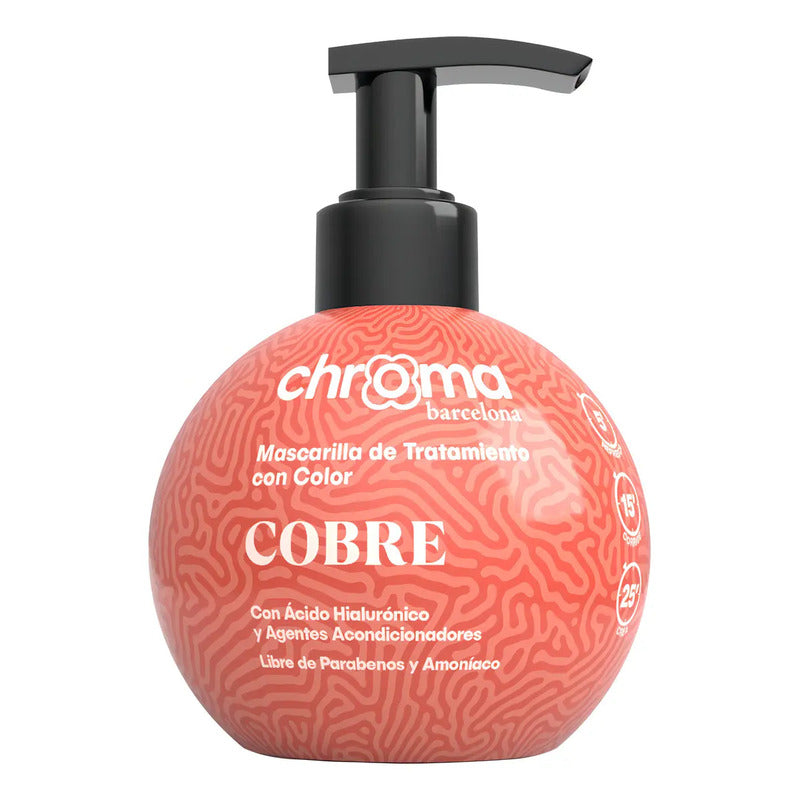 Chroma Barcelona Matizador Semi Permamente 250 Ml Tono Cobre