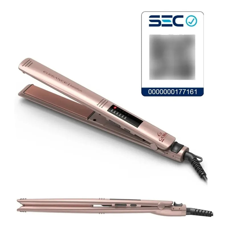 Plancha De Cabello Ga.ma Italy Elegance Keration Rosa