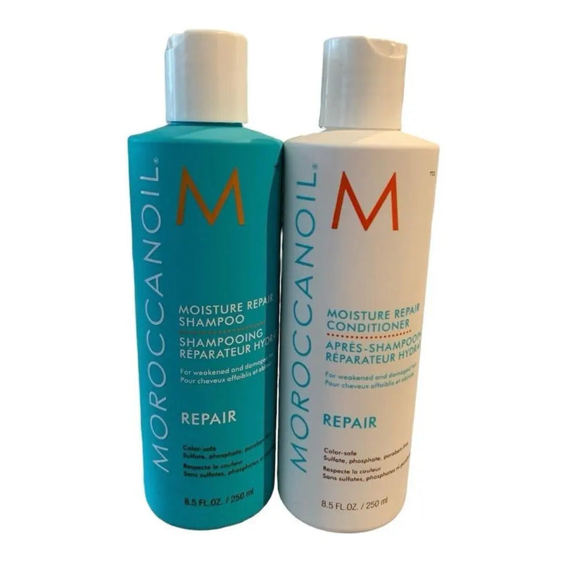 Pack Shampoo Y Acondicionador Repair 250 Ml Moroccanoil.
