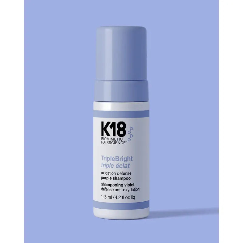 K18 Triplebright Shampoo Morado Matizador Antioxidante 125ml