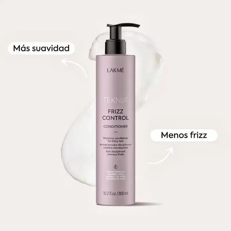 Acondicionador Lakme Teknia Frizz Control Para Cabellos Encrespados 300ml