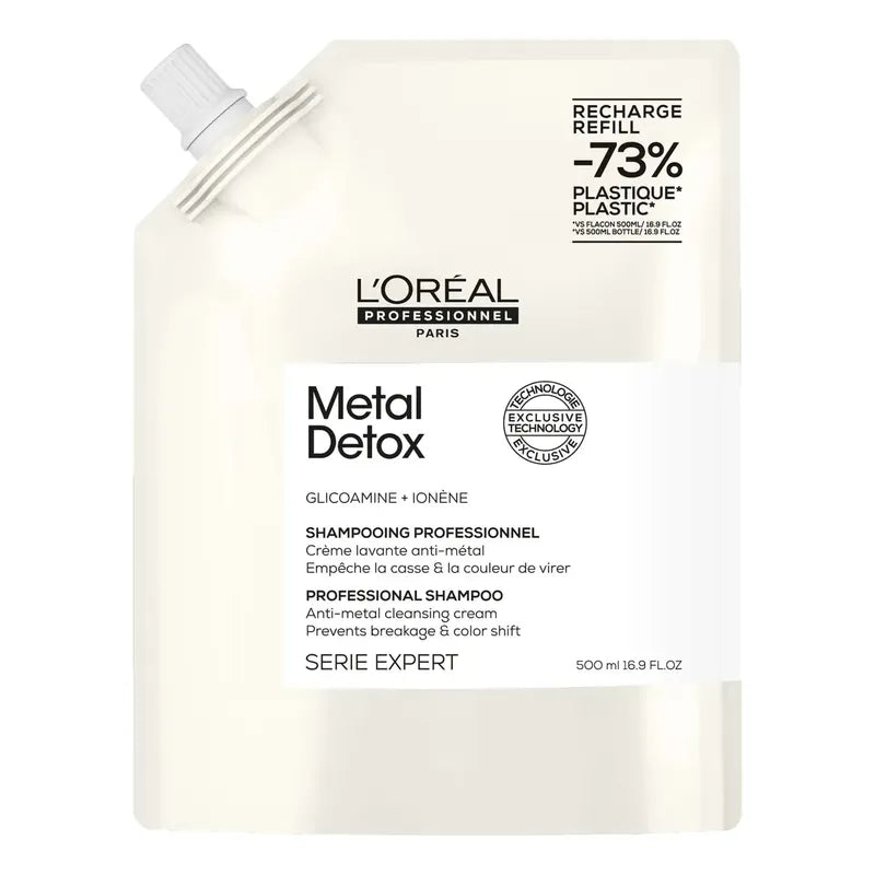 Shampoo Anti Quiebre Metal Detox Refill X 500ml L'oréal Professionnel