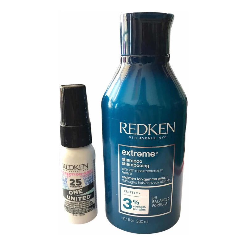 Pack Navidad Shampoo Extreme Y Mini One United, 300ml Redken